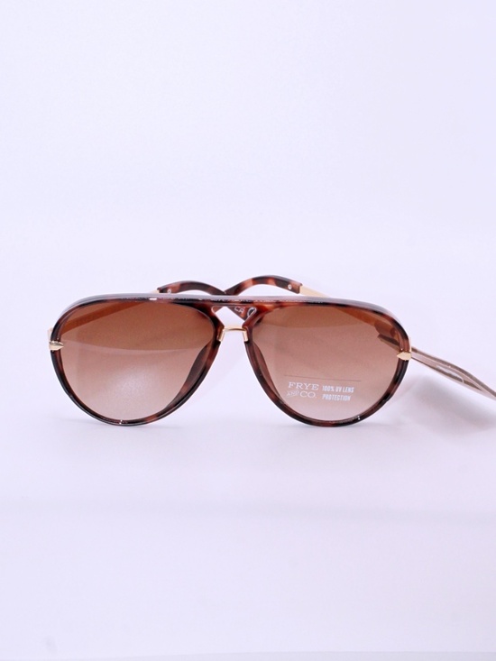Frye and Co. Tortoise Aviator Sunglasses main image 6